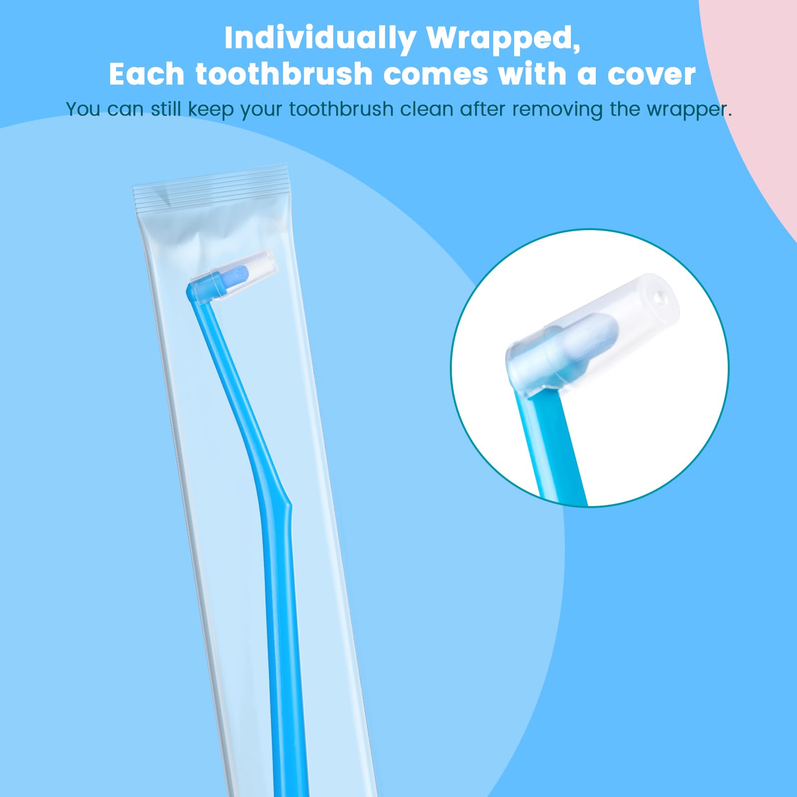 Ergonomic anti-slip handle for precise brushing around gums