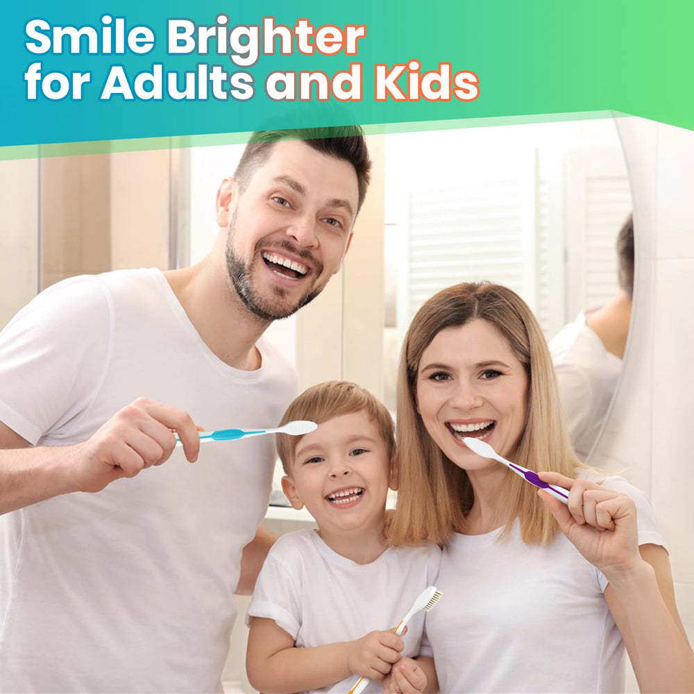 Toothbrushes suitable for donations to charities or shelters