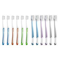 Frekare Extra Soft Toothbrush with dual-layer bristles and angled head