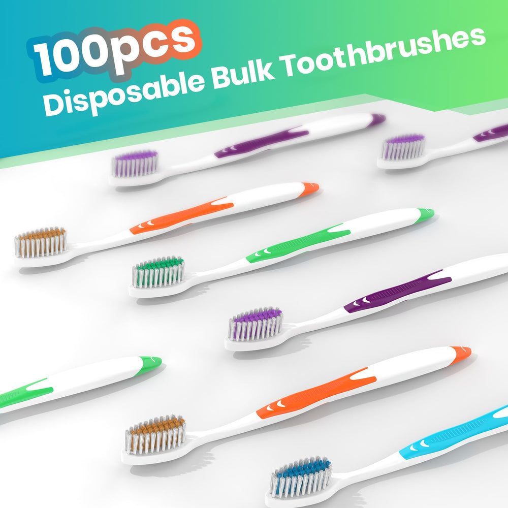 Individually wrapped disposable toothbrushes for hygiene