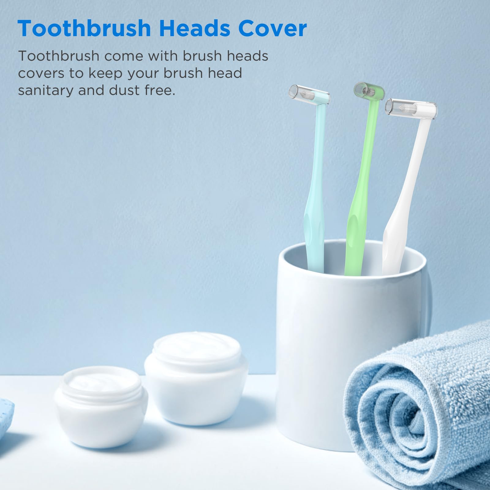 Orthodontic end tuft toothbrush designed for braces and hard-to-reach areas