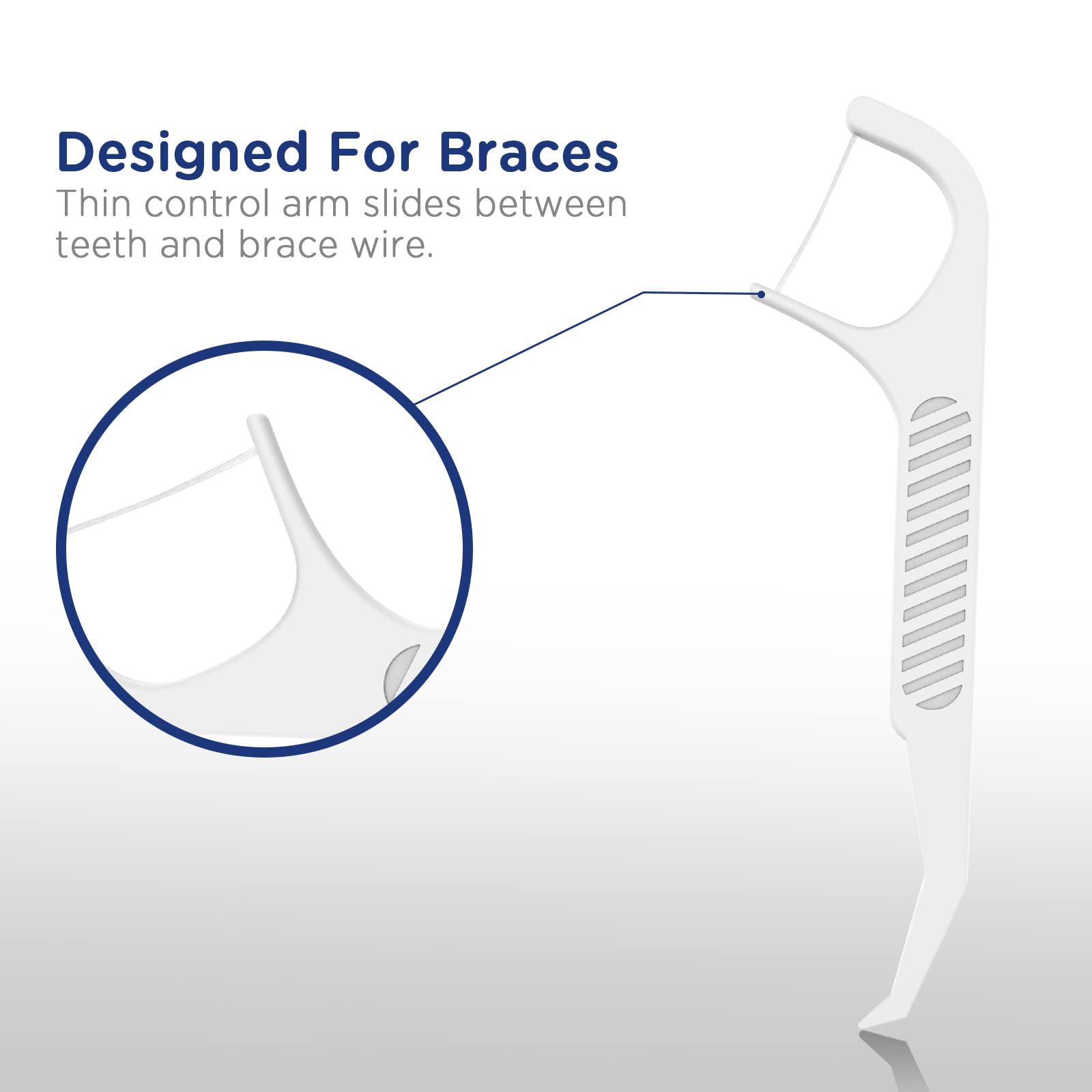 Engineered floss picks designed not to stretch, shred or break