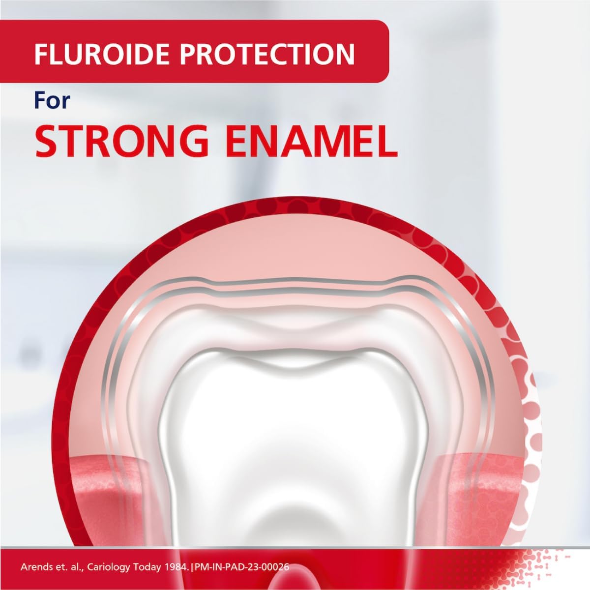 Illustration of fresh breath formula for toothpaste