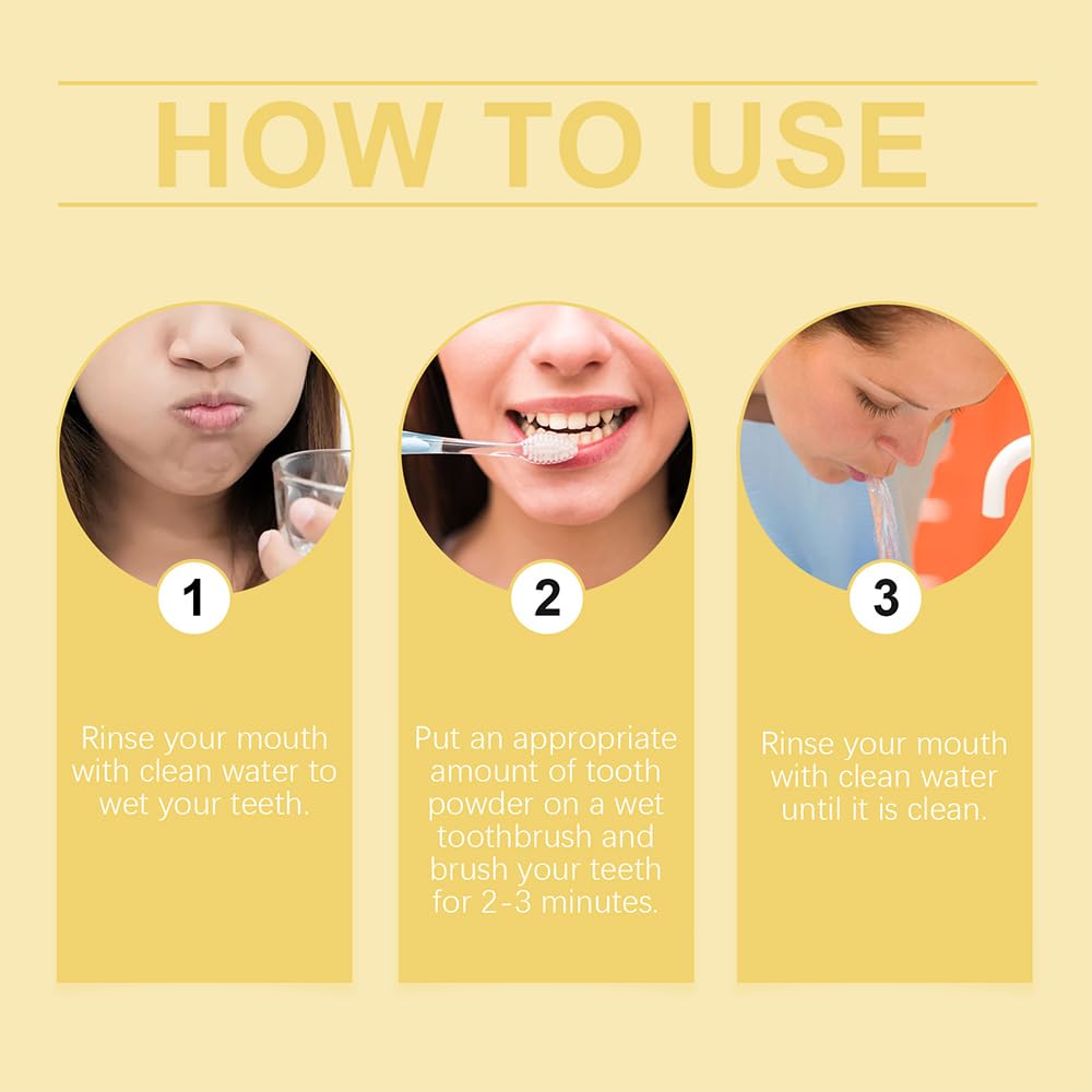 Smile showing fresh breath after use