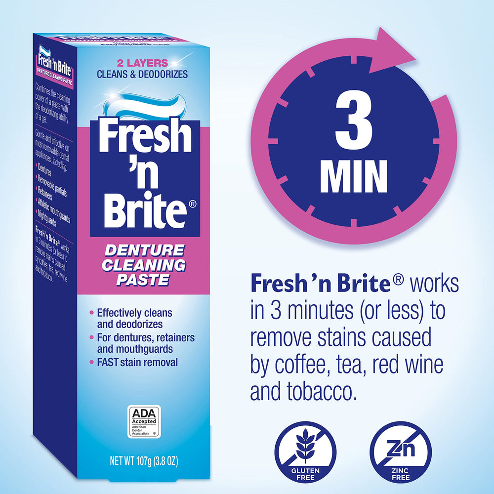 Minty gel texture of Fresh 'n Brite