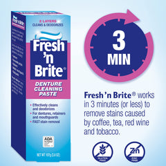 Minty gel texture of Fresh 'n Brite