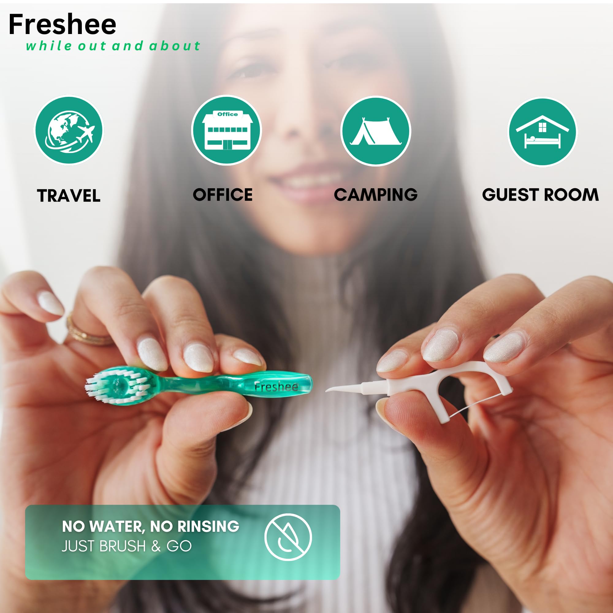 Freshee Bead travel set in compact packaging