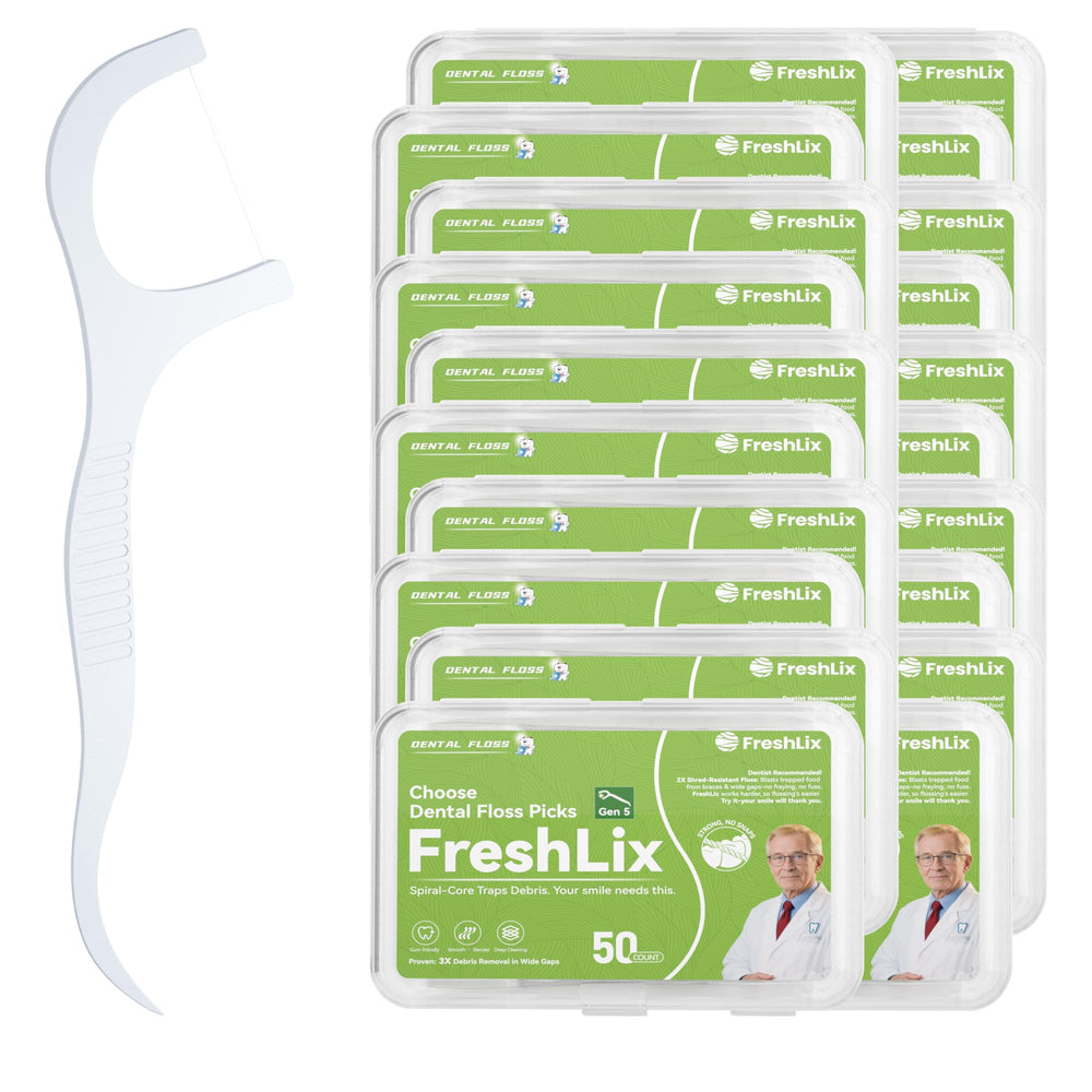 FRESHLIX 1000-count Gen 5 floss picks box