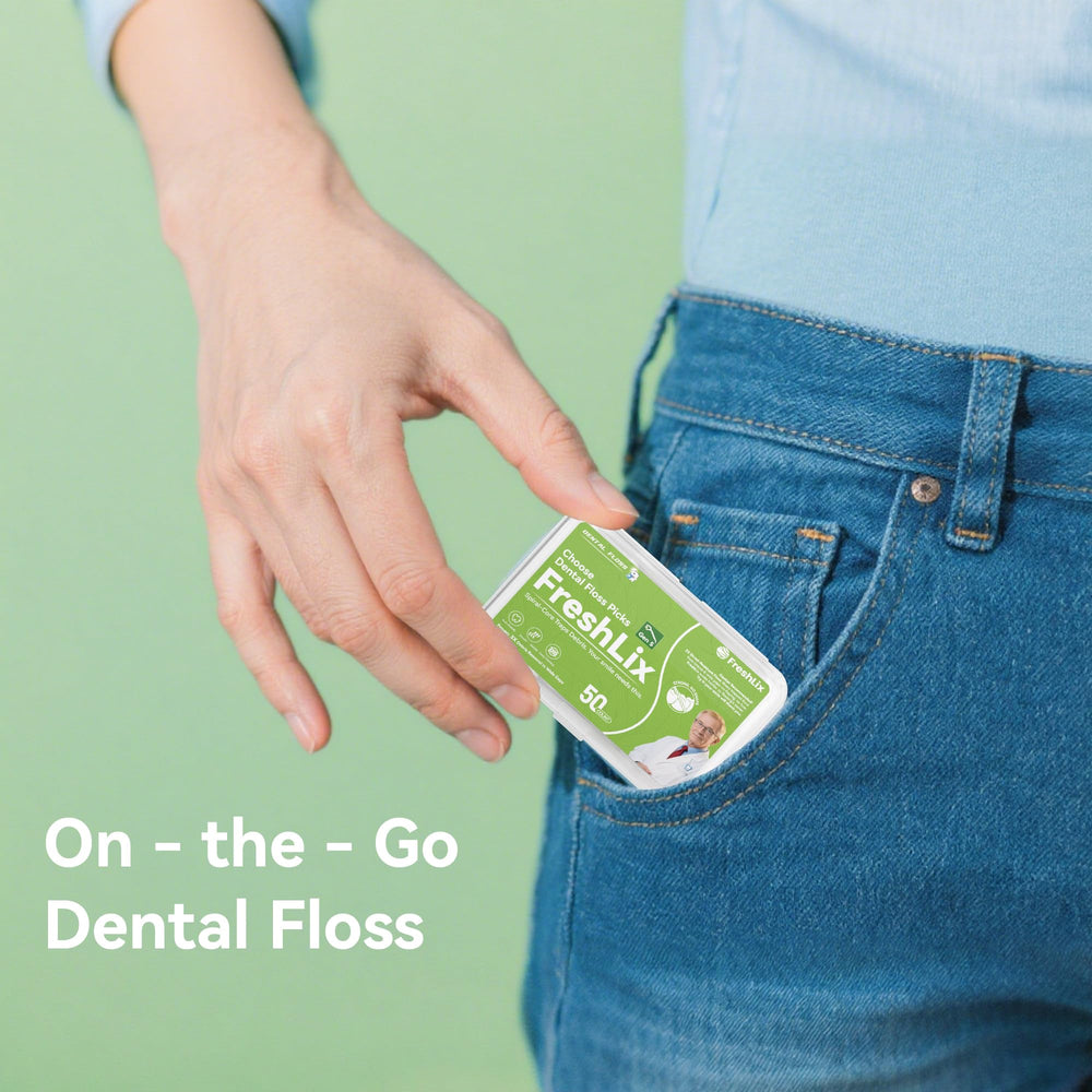 Sealed travel case for on-the-go floss picks