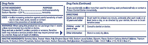 Minty Freshmint toothpaste for sensitive teeth, 4.3 oz, 6-pack, boxed