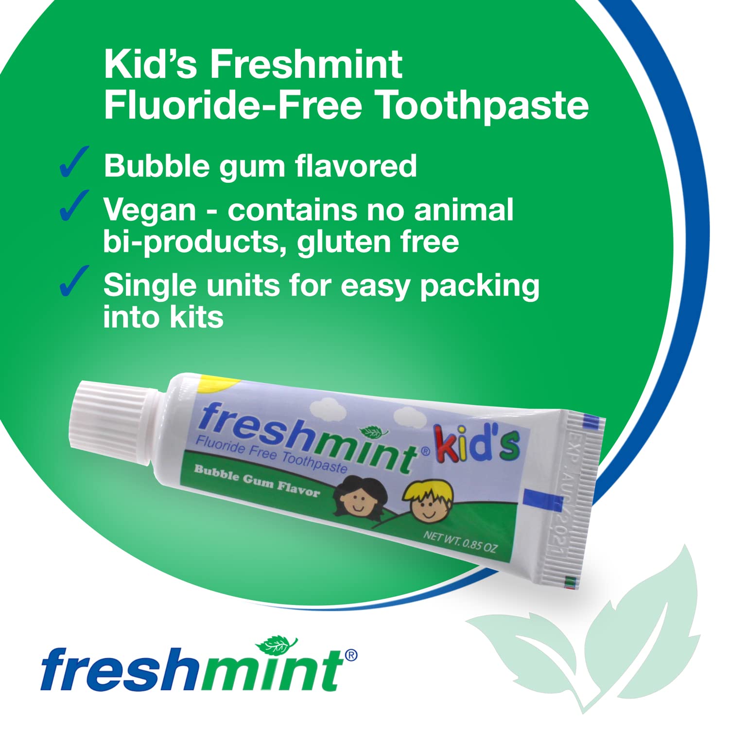 Vegan and gluten-free Freshmint Kids Toothpaste