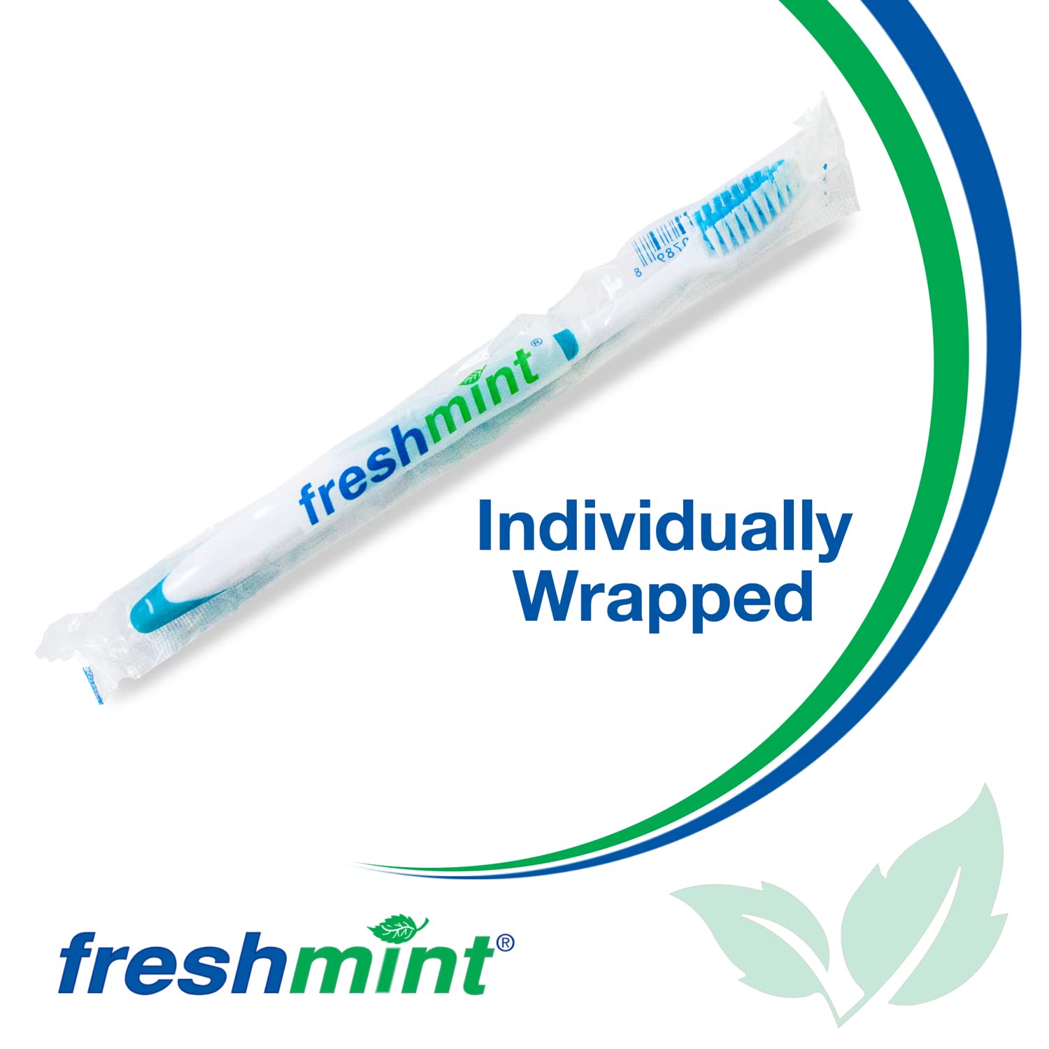 Travel-friendly 7.4-inch length of the FRESHMINT toothbrush