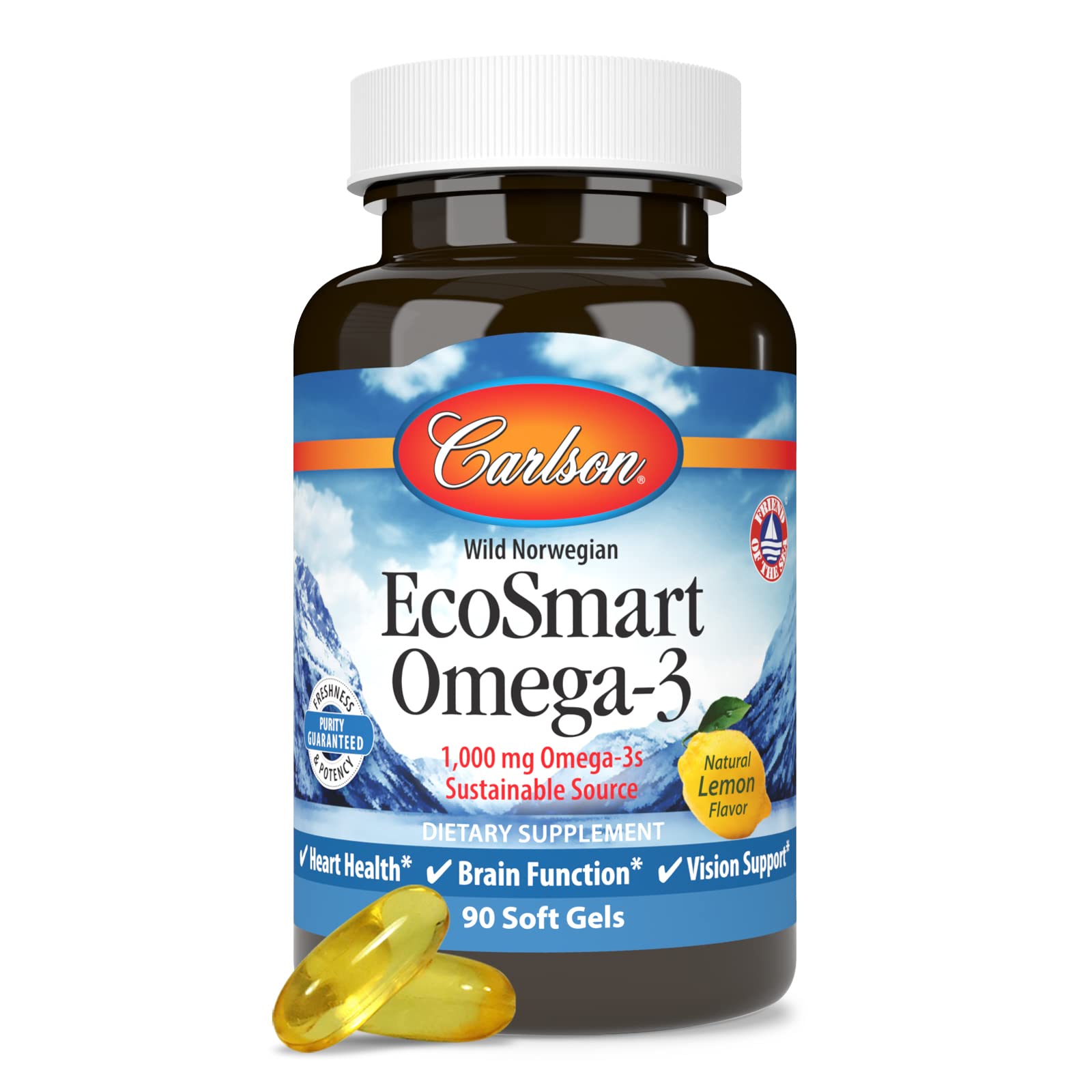 Graphic indicating freshness, potency, and purity guarantee