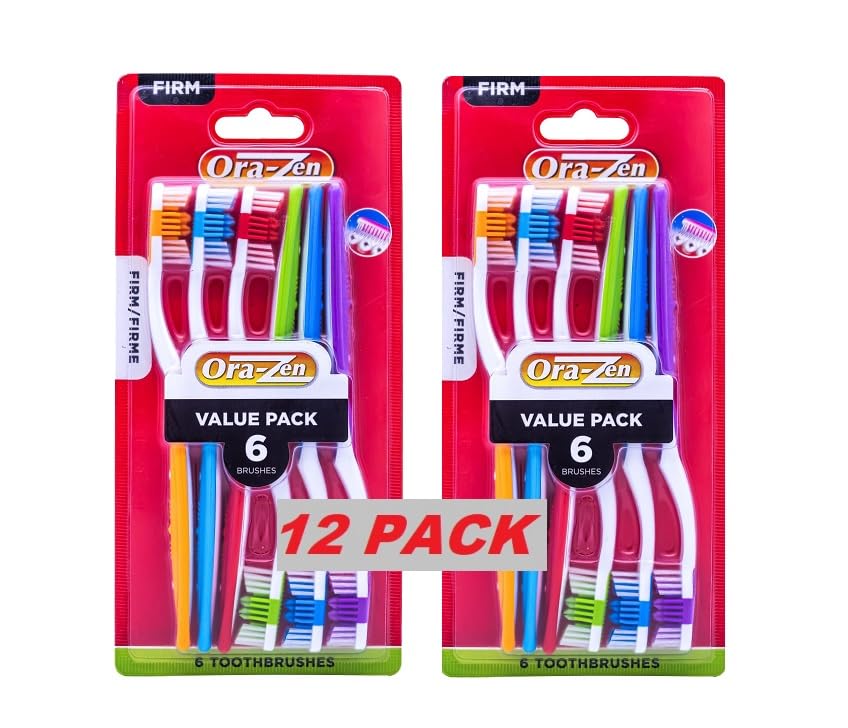 FreshX Orazen toothbrush 12-count front view