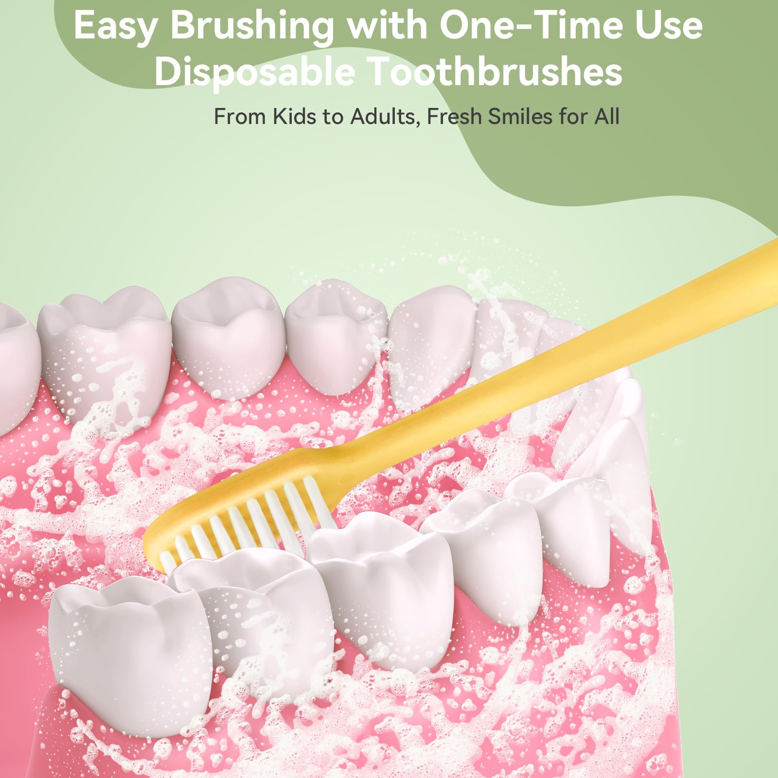 Bulk donation and charity hygiene kits with Fresings toothbrushes