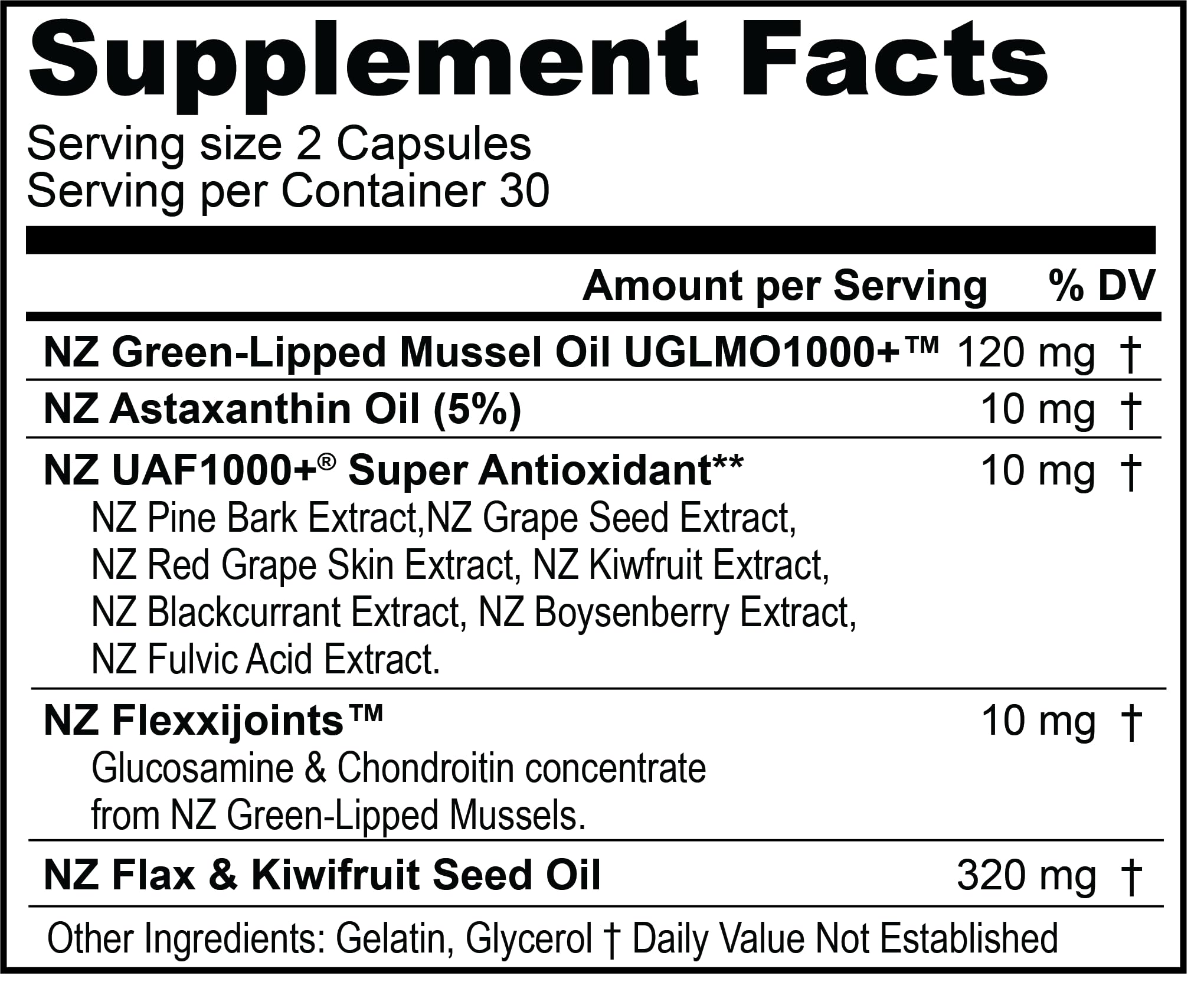 Close-up of FREZZOR Omega-3 Black capsules