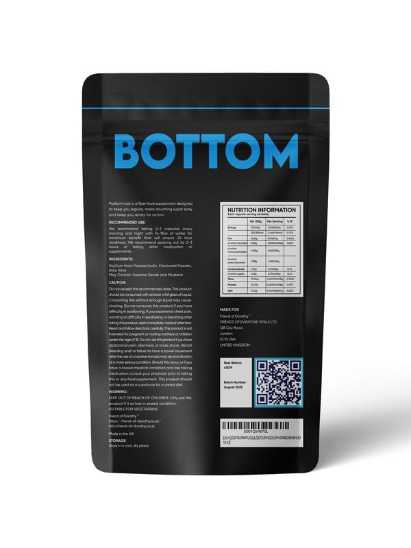 Bottom Fiber packaging showing 120 capsules