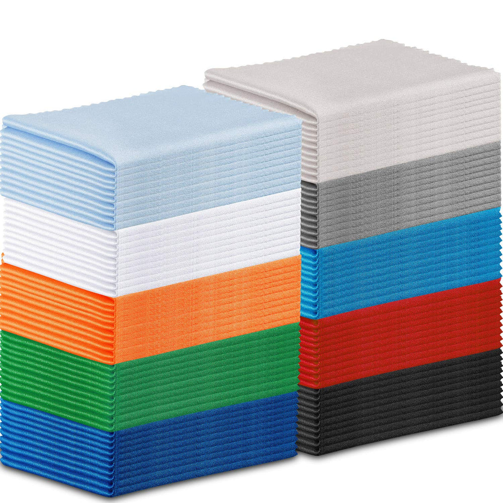 Frienda microfiber cleaning cloths in assorted colors, 7 x 6 inches