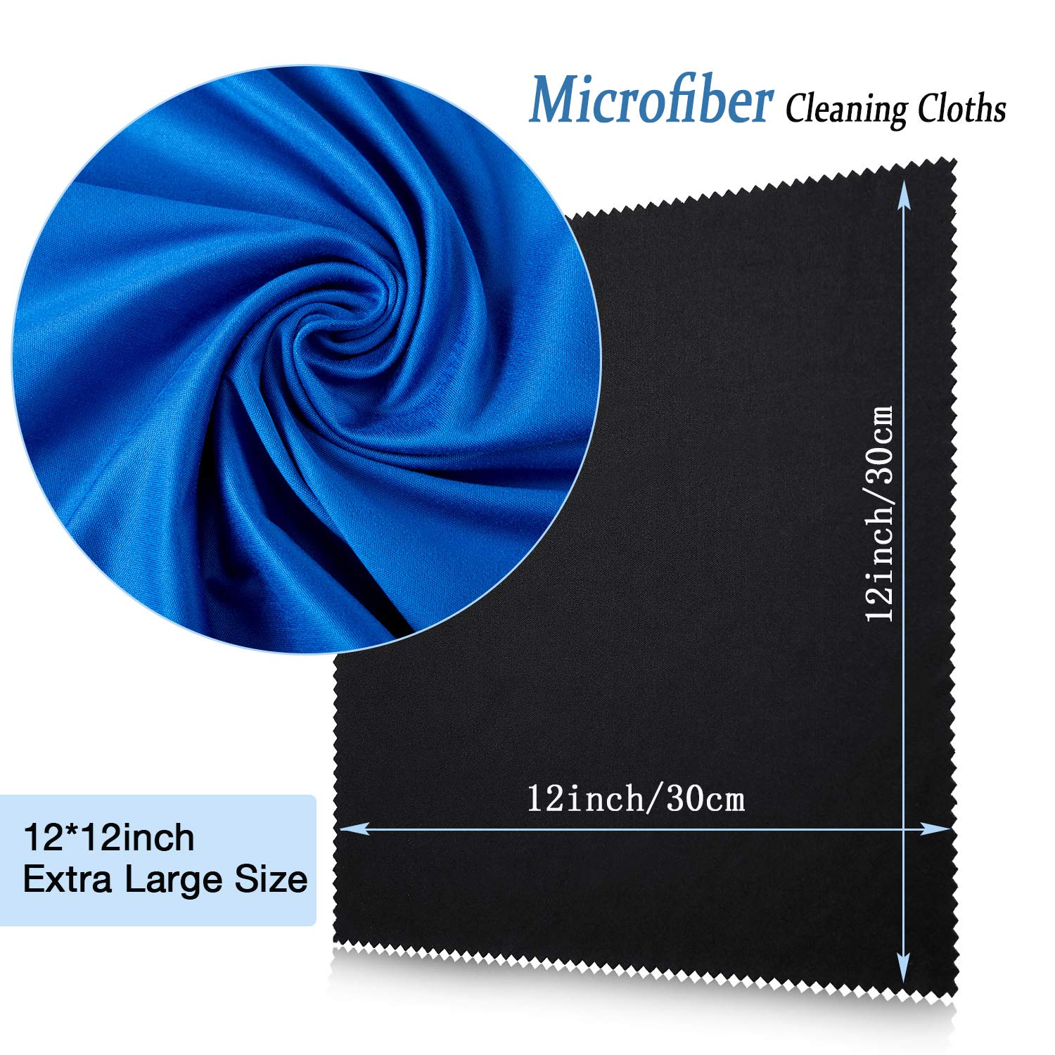 Frienda microfiber cleaning cloths in white for electronics