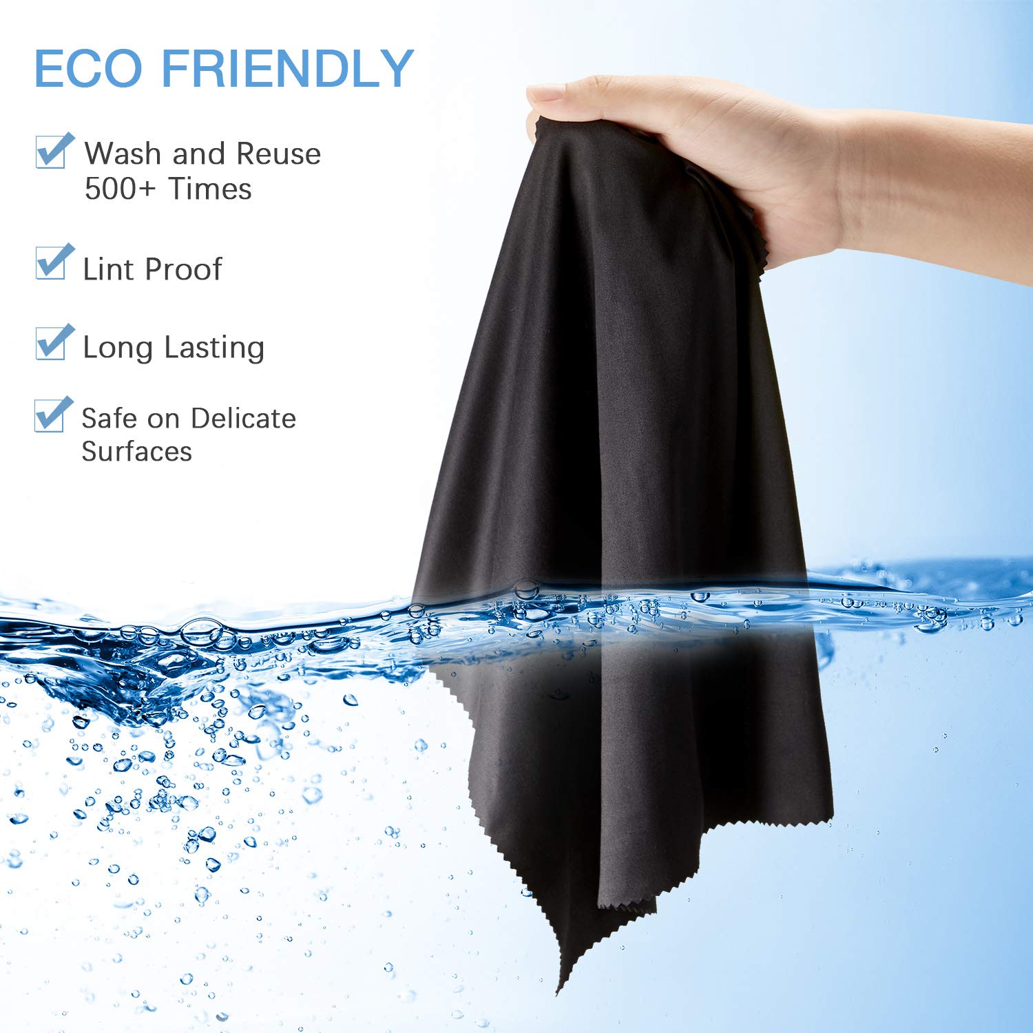 Close-up of soft microfiber material texture