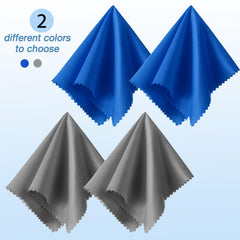 Soft microfiber cleaning cloths protect delicate surfaces