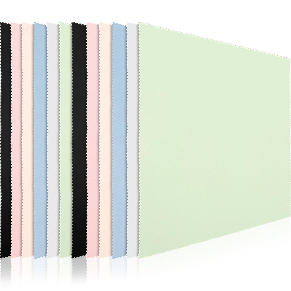 Frienda 12-pack oversized microfiber cleaning cloths in six colors