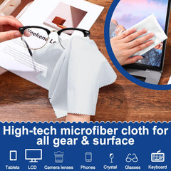 Cloths arranged in a pack - Frienda white microfiber cloths