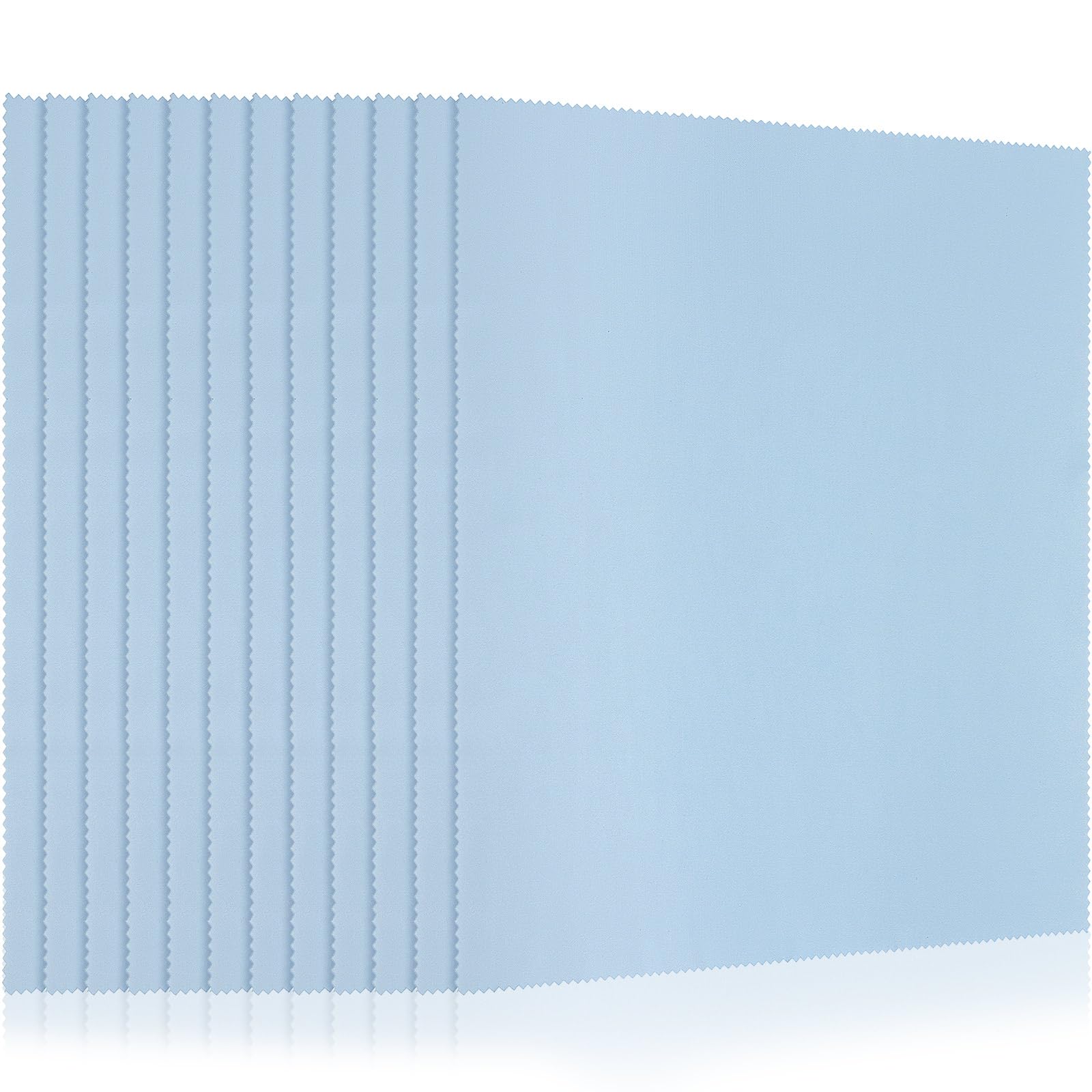 Frienda blue 12x12 inch oversized microfiber cleaning cloths - pack of 12