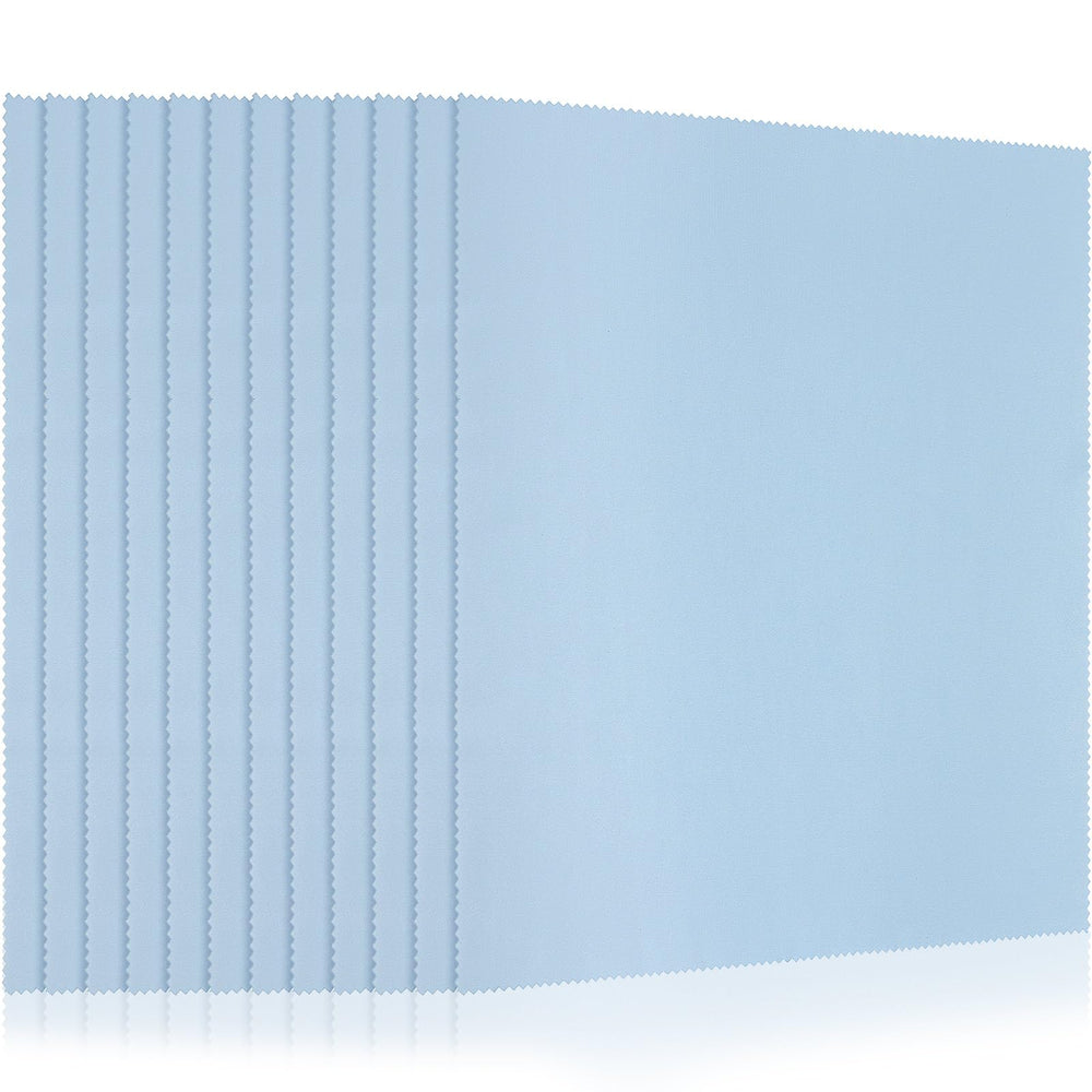 Frienda blue 12x12 inch oversized microfiber cleaning cloths - pack of 12