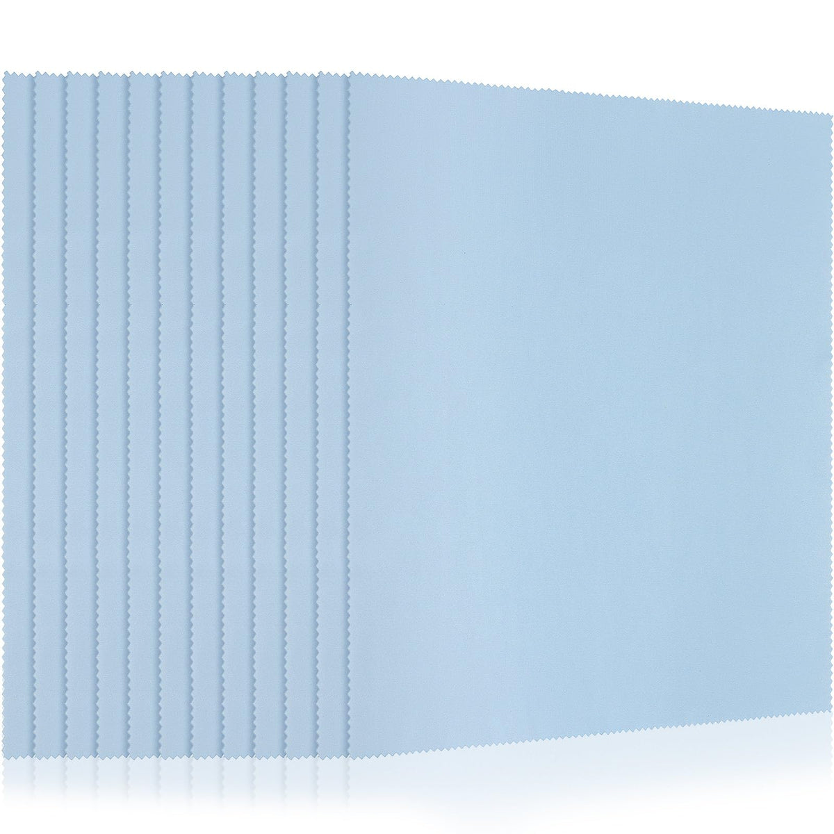 Frienda blue 12x12 inch oversized microfiber cleaning cloths - pack of 12