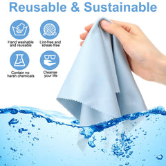 Frienda light gray microfiber cleaning cloths