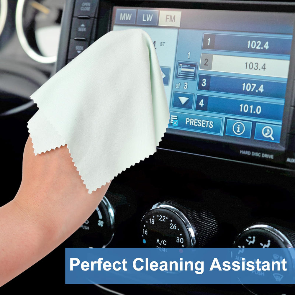 Safe for coated optics microfiber cloth for glasses and screens
