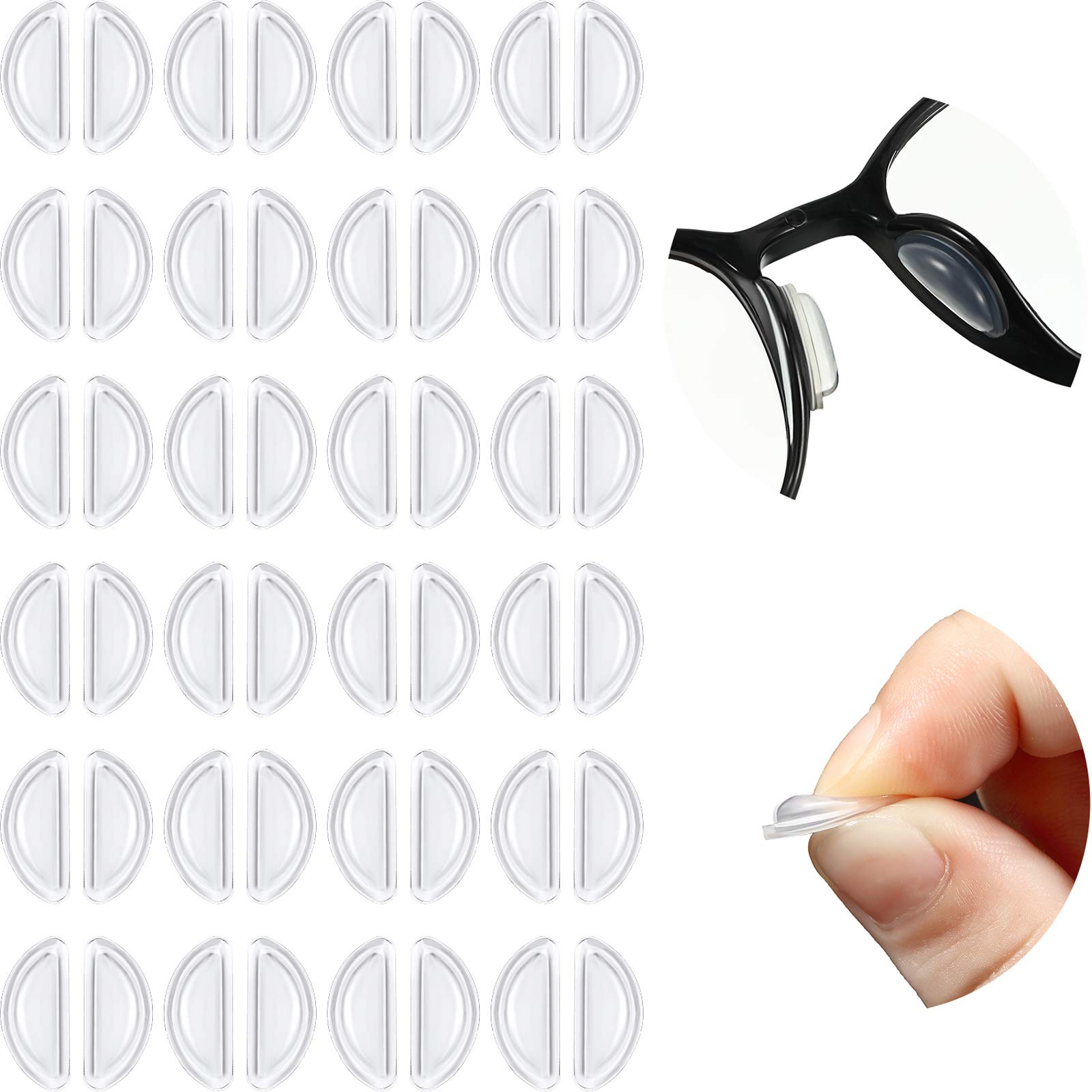 Frienda silicone adhesive nose pads for eyeglasses