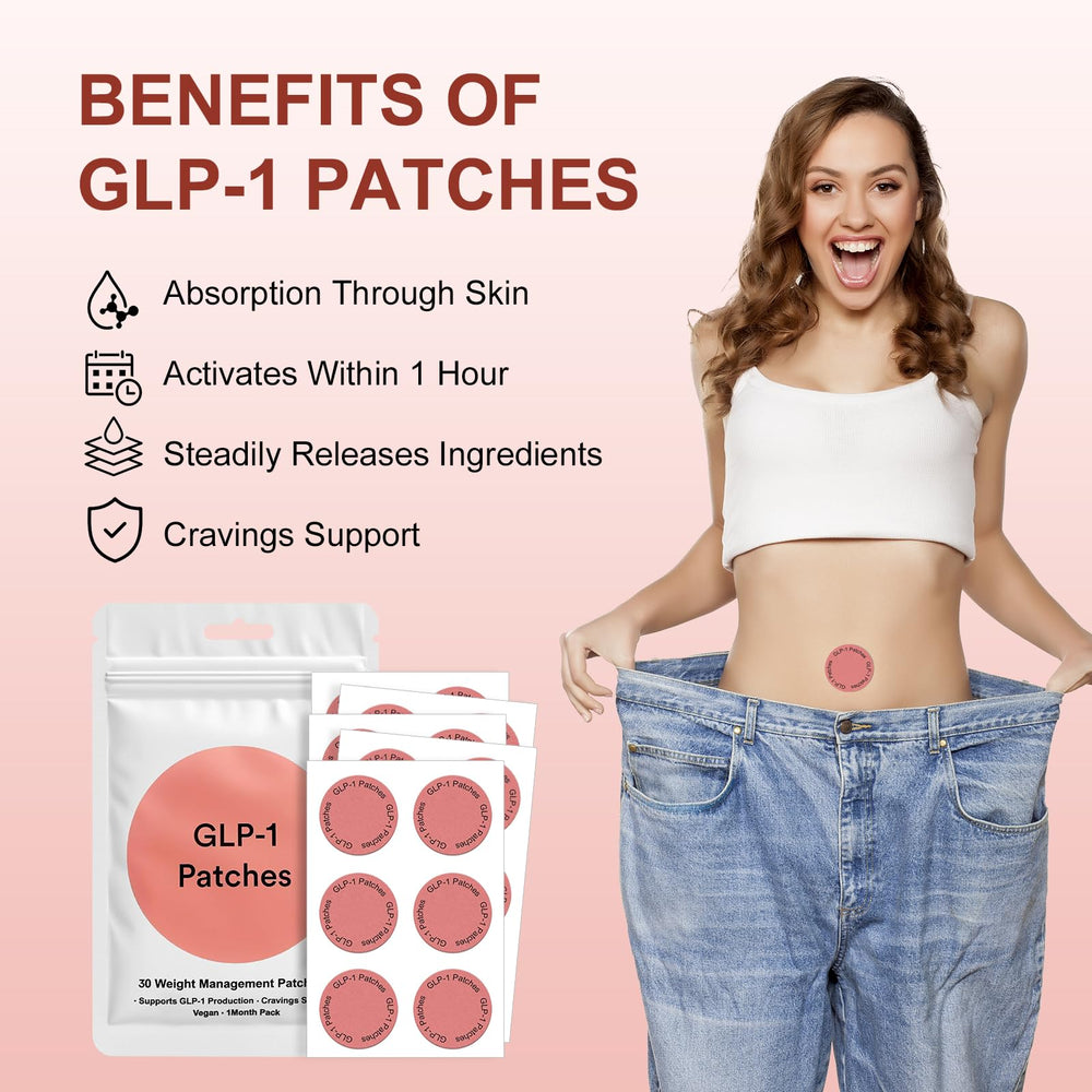 Illustration of 8-hour sustained-release GLP-1 patch