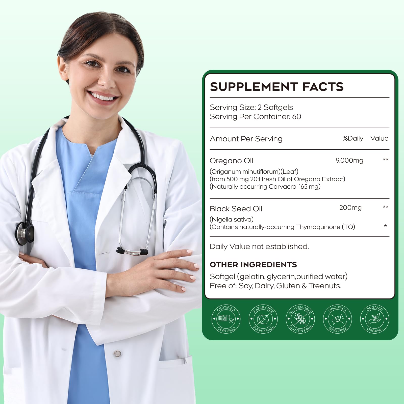 Concentrated oregano extract 20:1 visualization