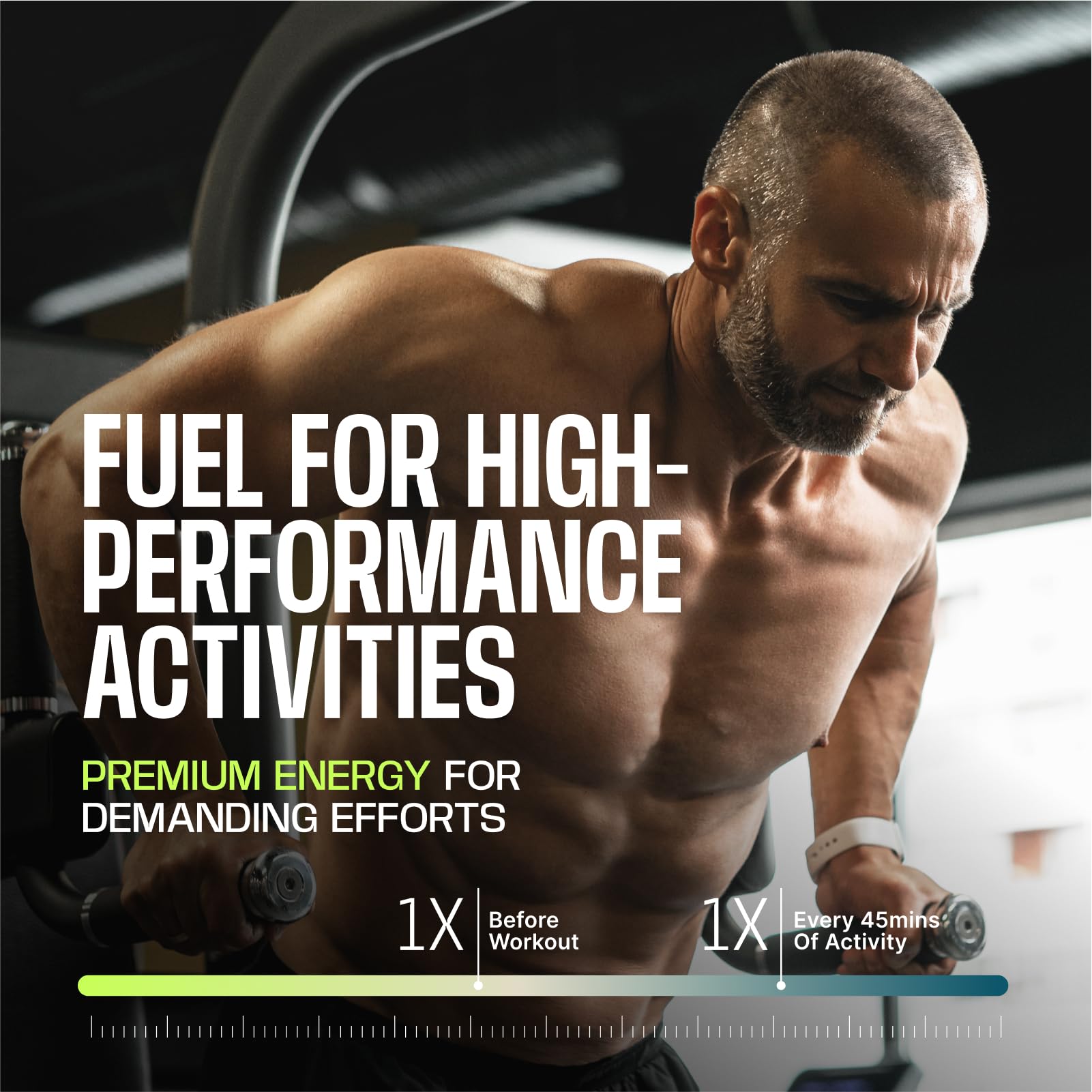 Portable energy gel packets for on-the-go fueling