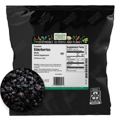 Frontier Co-op dried elderberries 1 lb bulk bag, European whole