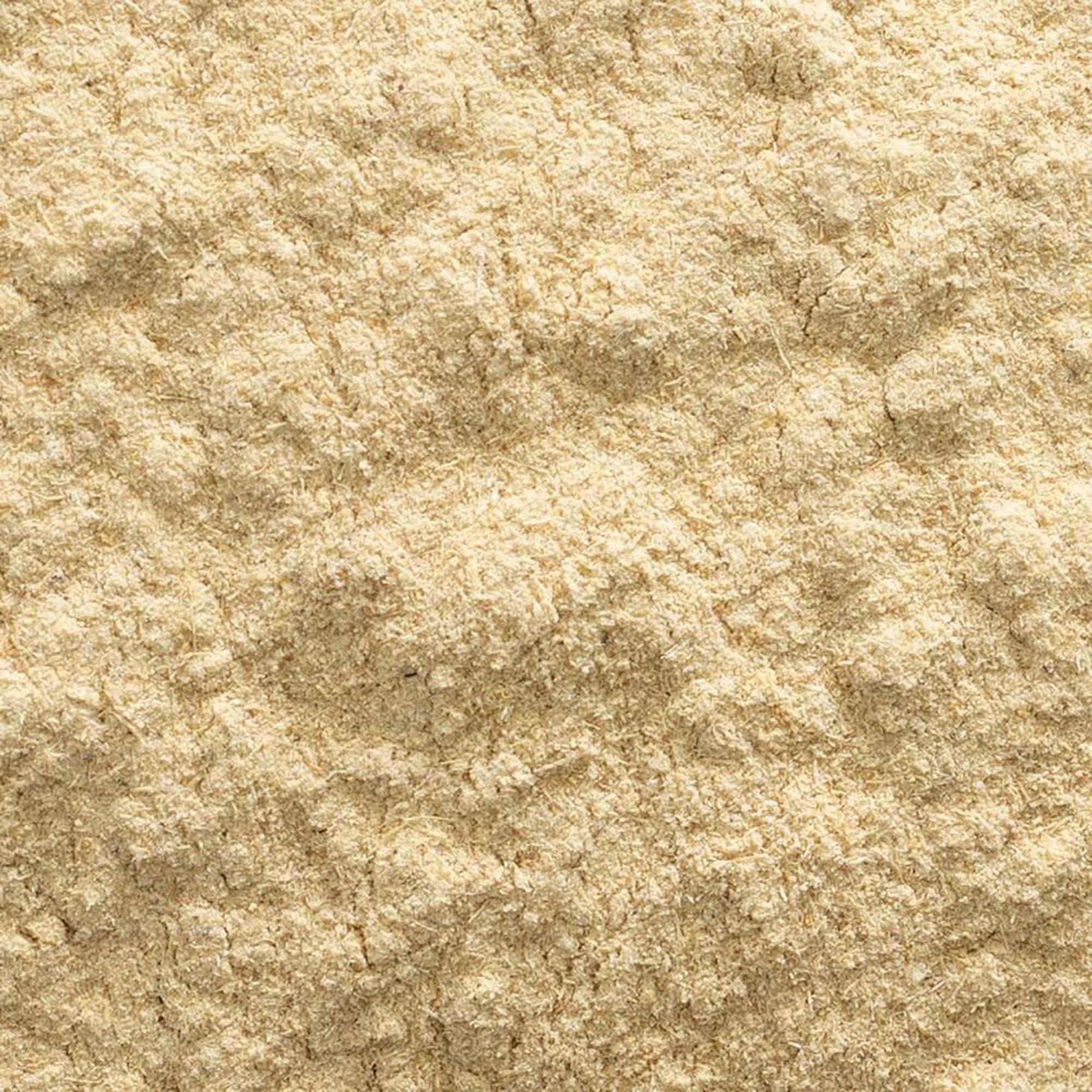 Ground astragalus root powder close-up