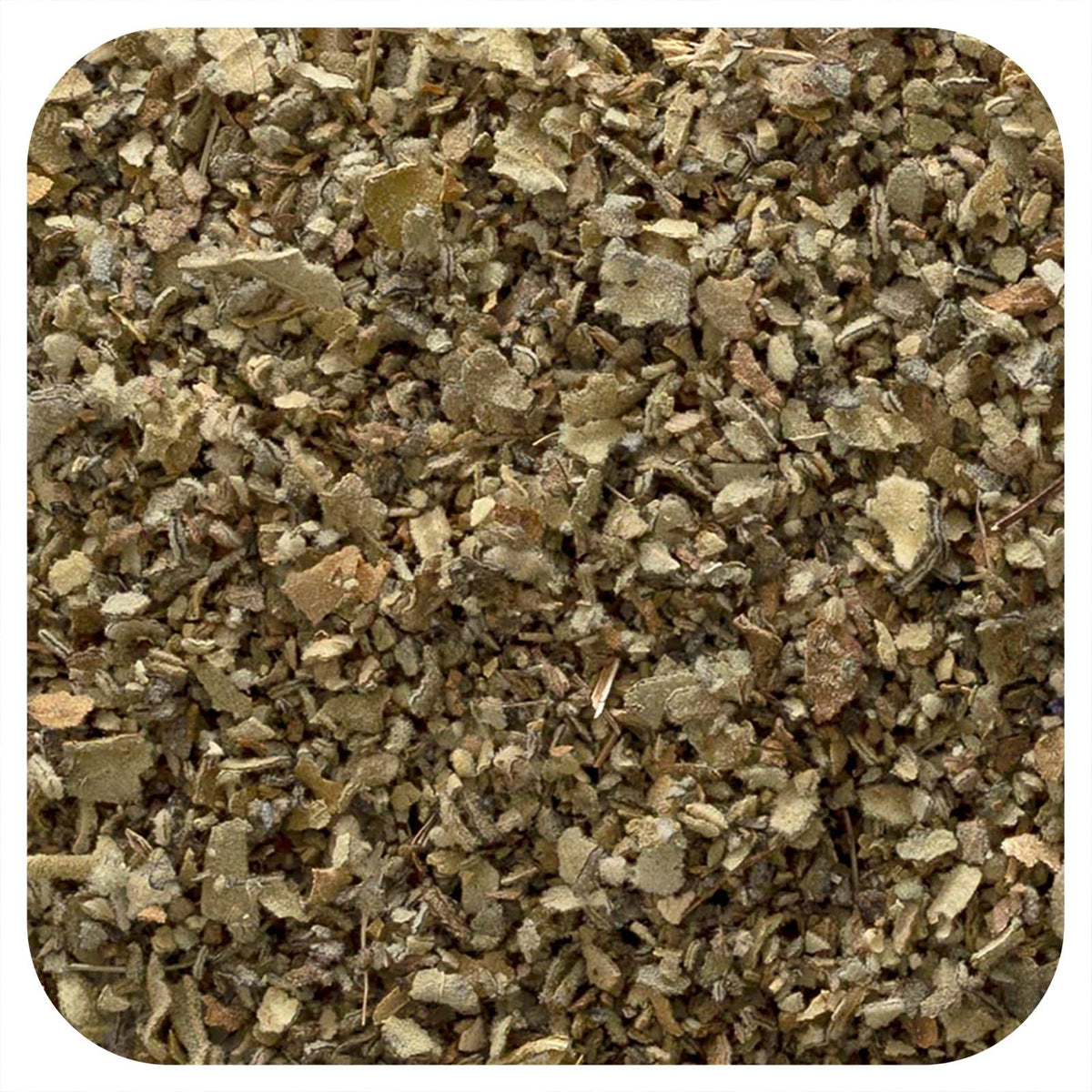 Frontier Organic Mullein Leaf 16 oz packaging label