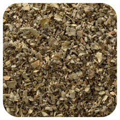 Frontier Organic Mullein Leaf 16 oz packaging label
