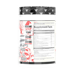 Frontline Formulations Gauntlet ingredient label highlights citrulline malate and caffeine.