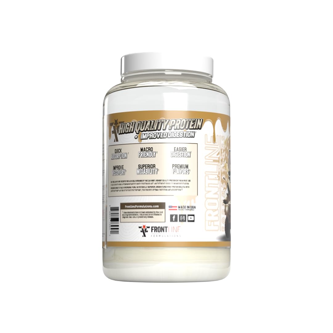 Vanilla flavor Frontline Isolean whey protein