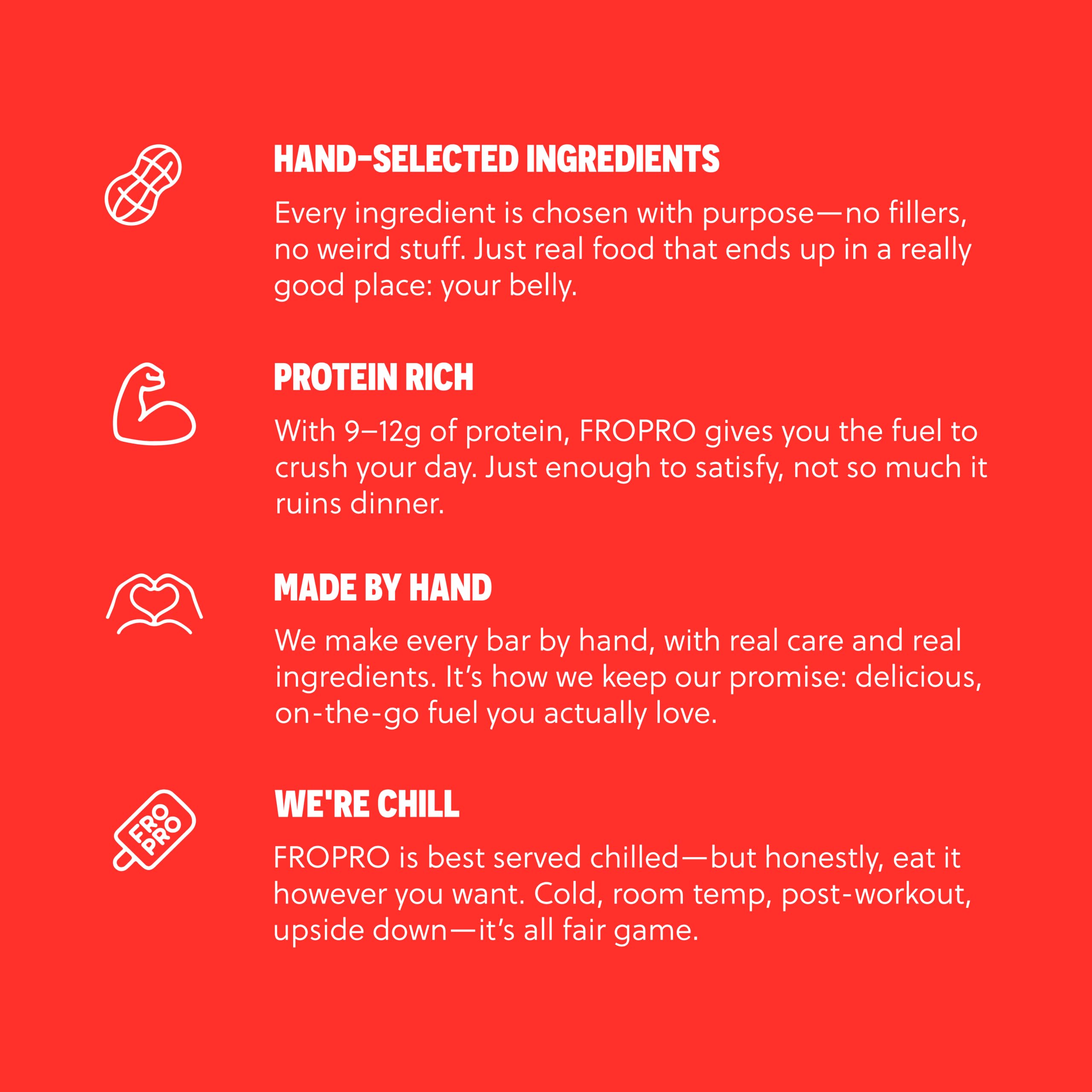 FROPRO non-GMO verified label signals transparency and natural ingredients
