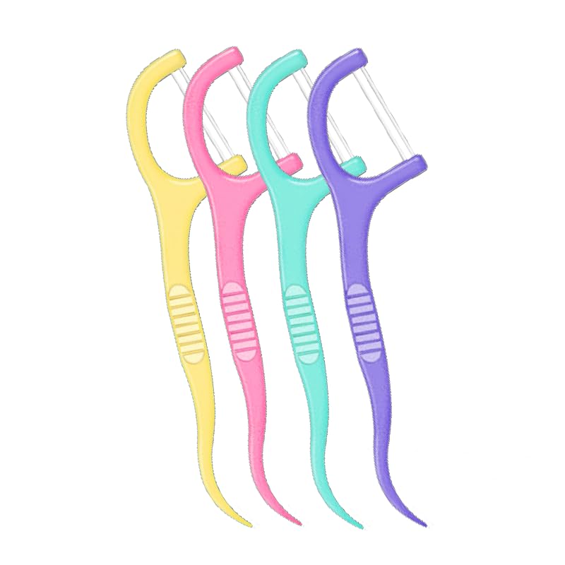 Smooth floss sticks with minimal fuzzing