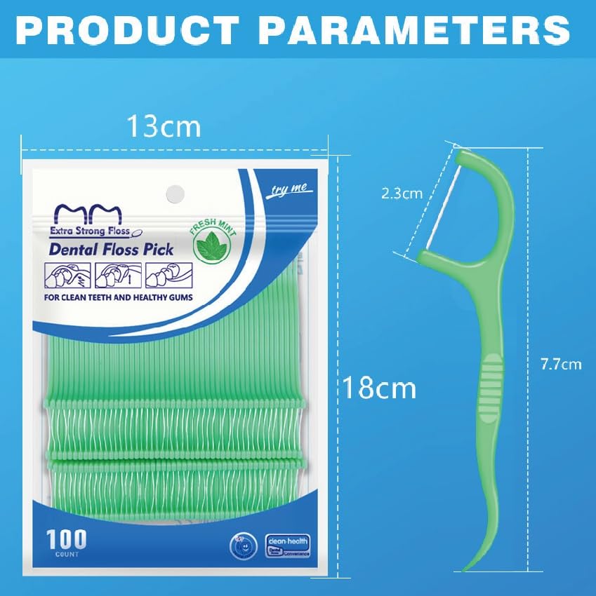 Hygienic and safe dental floss material