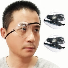 Clear eye shield for cataract surgery with 9 ventilated holes