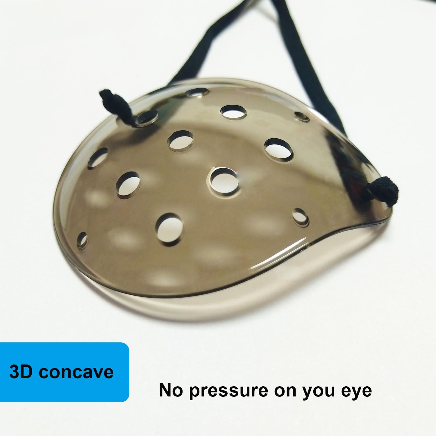 Ventilated 3D eye shield design for cataract recovery