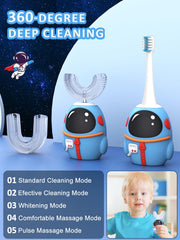 Three interchangeable heads for the FTOYIN toothbrush