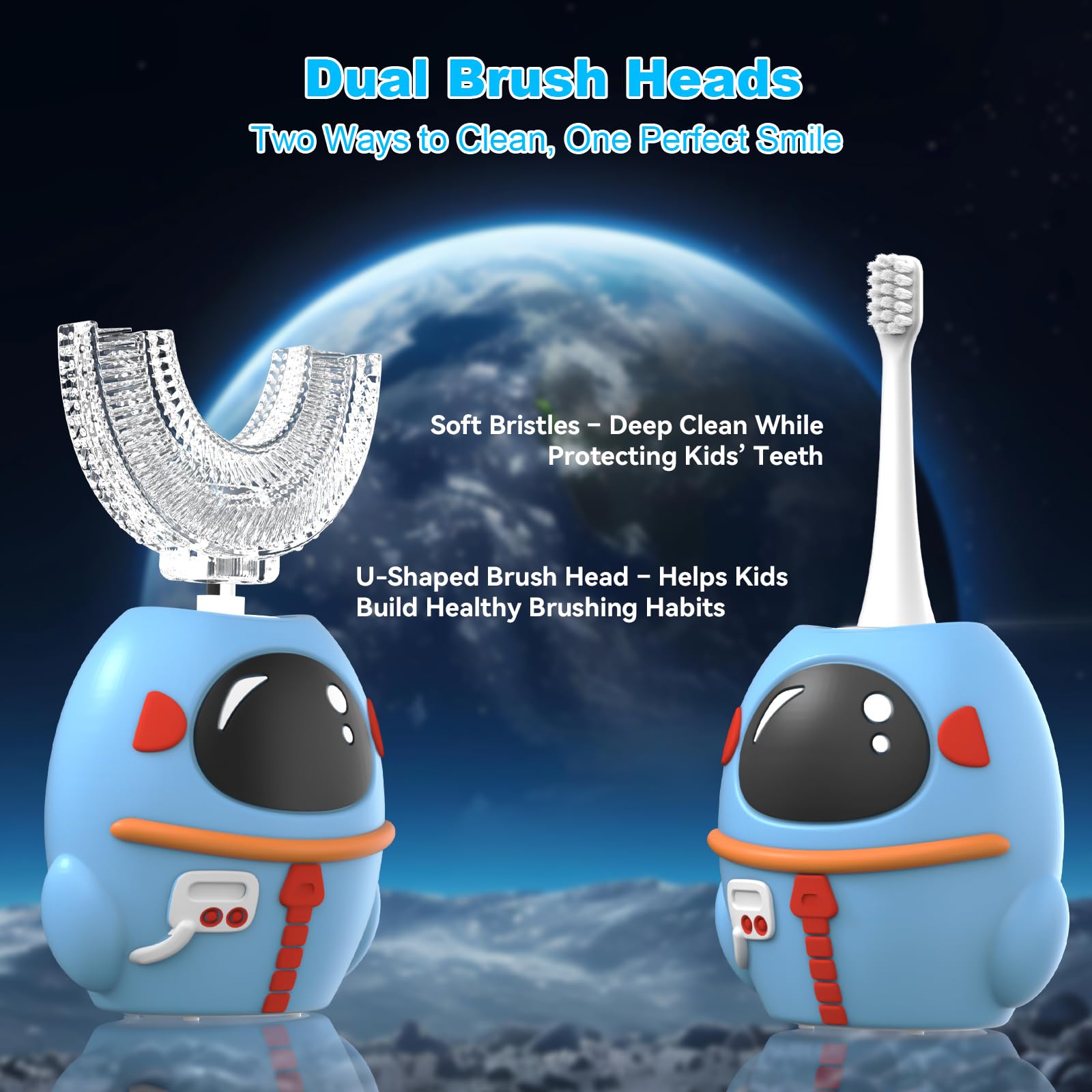 Charging base with dust-proof cover for FTOYIN toothbrush