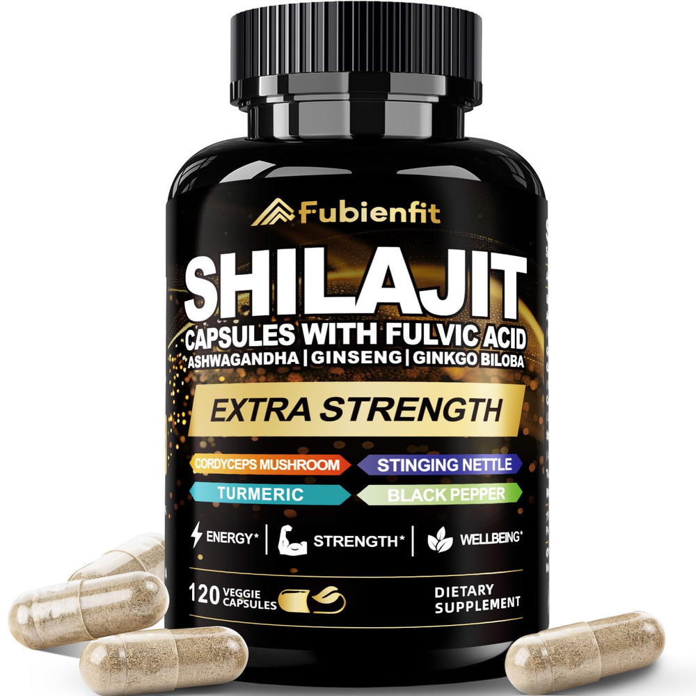 Fubienfit Shilajit Capsules bottle with label